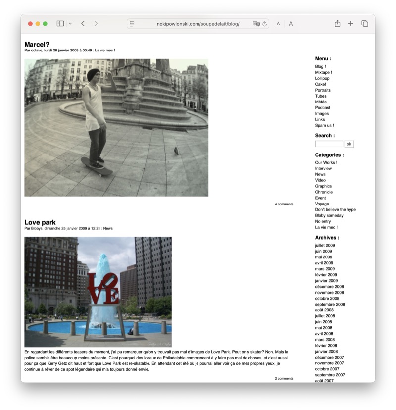 Soupe de lait — Marcel? / Love park